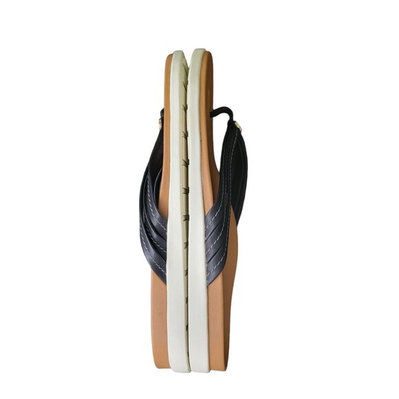 Vionic Palm Catalina Leather Thong Flip Flop Sandal Women's Sz 11 - Picture 4 of 9